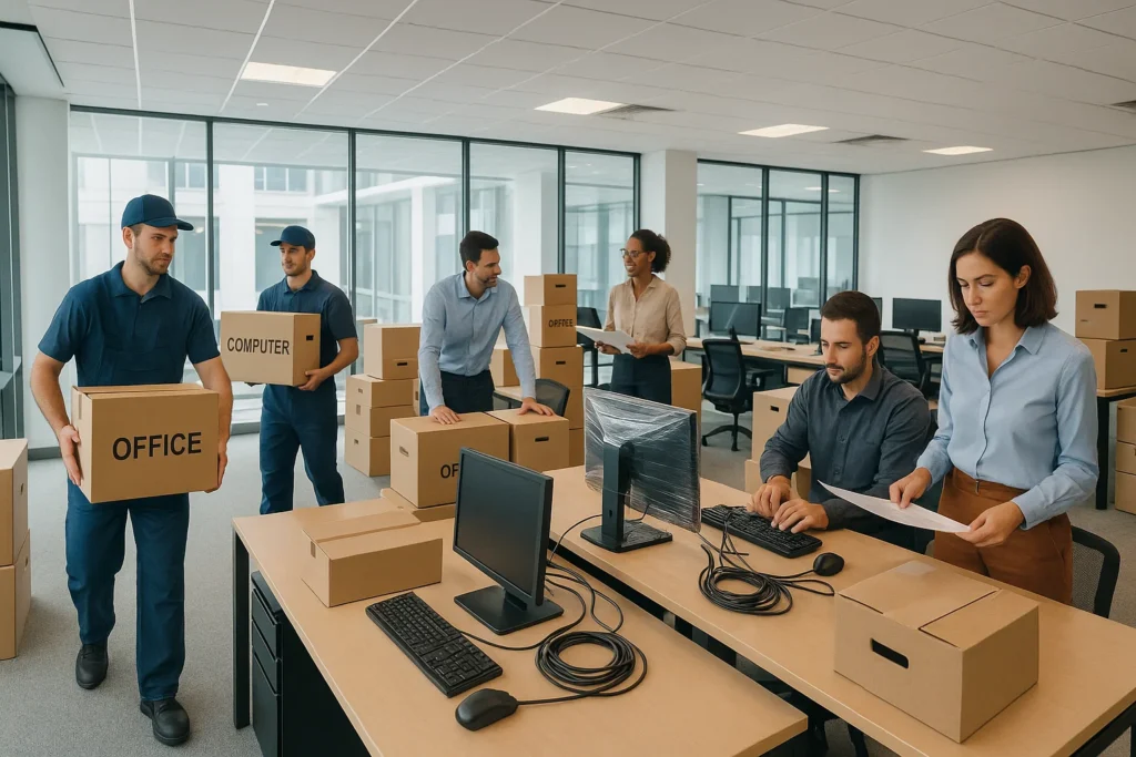 reduce downtime office move UK