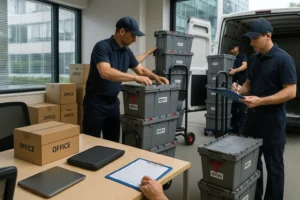 secure document moving office UK